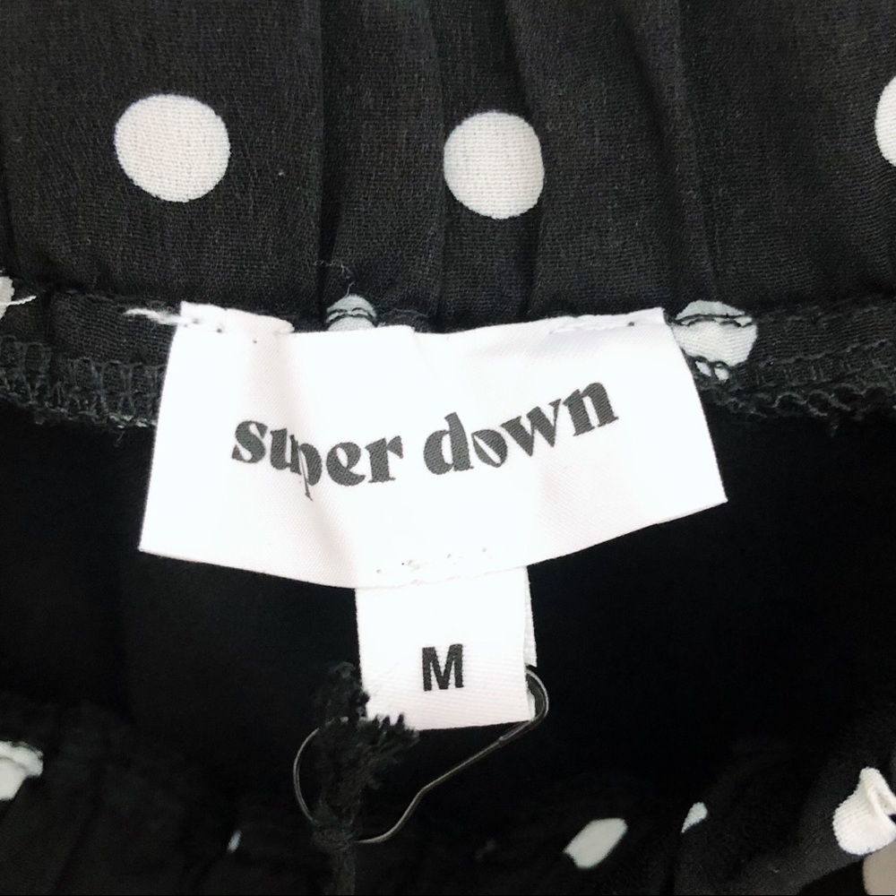 NWT Superdown Revolve Faye Polka Dot Mini Dress - Picture 4 of 7